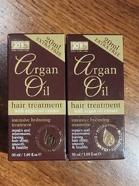 NWT XHC Argan Oil Hair Treatment - Brown Hydrating Formula